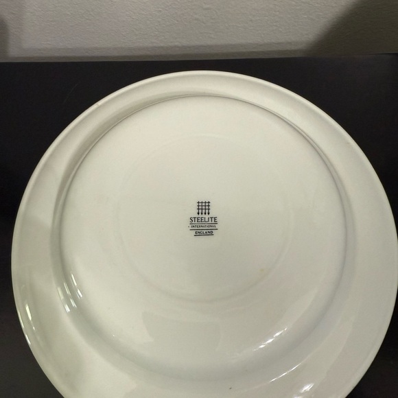 Vintage 4 Steelite International England Green Ring Serving Bowl - Picture 4 of 5